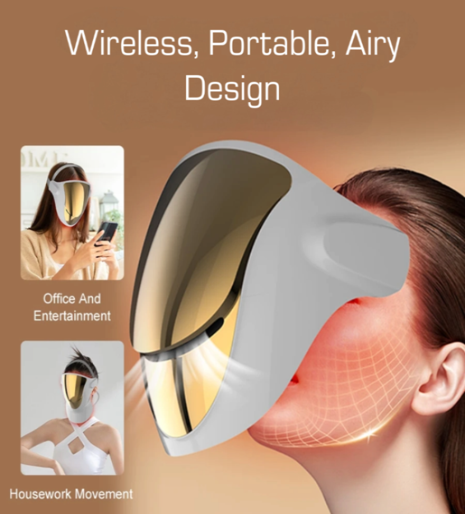 YourGlow - NIR Light Therapy Face & Neck Mask